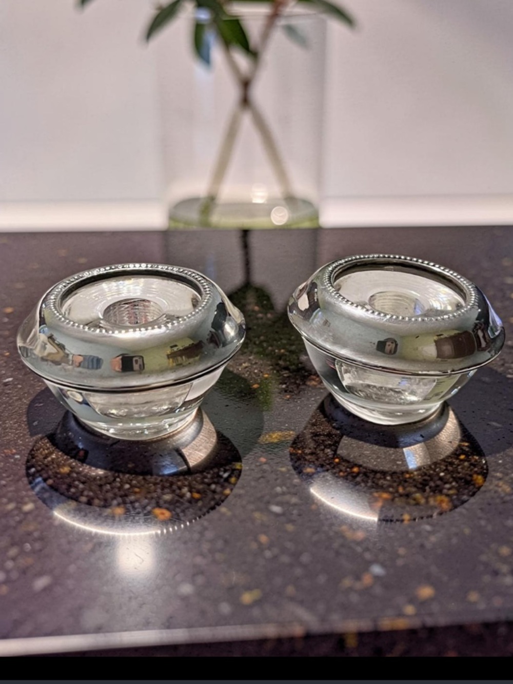 Sterling Silver Candle Holders -Frank M. Whiting Sterling Vintage